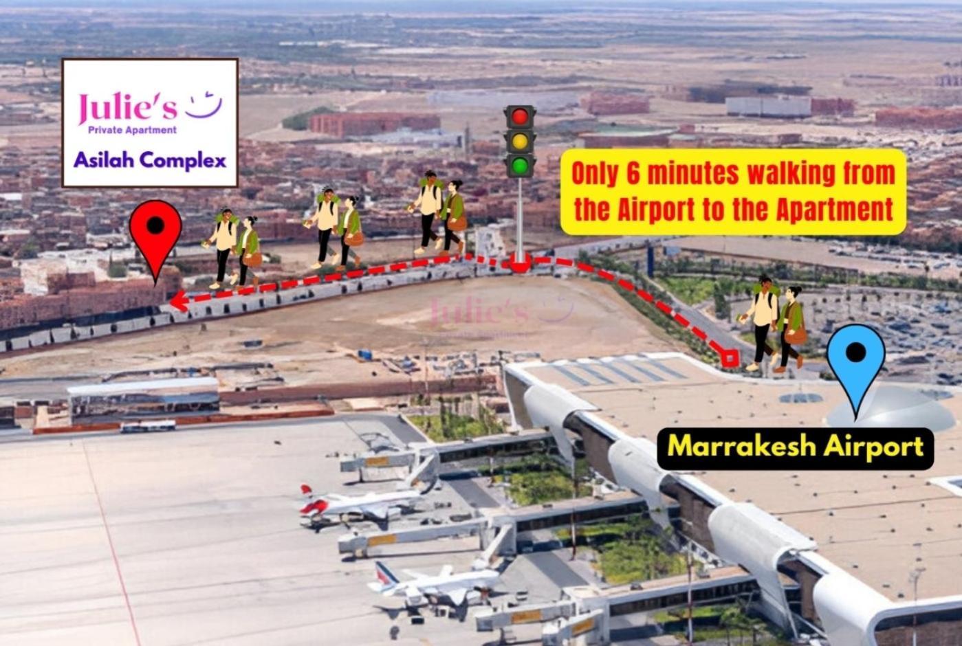 Julie Airport Marrakech Apartments Марракеш Екстер'єр фото